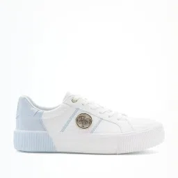 U.S. Polo Assn. Women's White & Blue Sneakers image 2