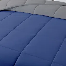 Razzai Navy Poly fill Basic Comforters image 2