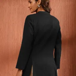 Fabindia Black Regular Fit Jacket image 2