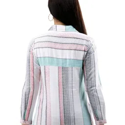 Kaftanize Multi Cotton Regular Fit Printed Casual Shirt image 2