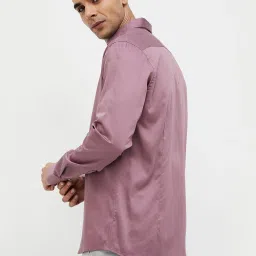 Code By Lifestyle Pink Slim Fit Shirt image 2