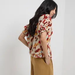 LOV by Westside Multicolour Abstract Printed Shirt image 2