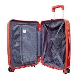 Swiss Military Red 8 Wheels Large Hard Cabin Trolley Bag image 5