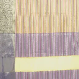 Banarasi Silk Works Beige Woven Saree With Unstitched Blouse image 4