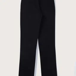 Gini & Jony Kids Black Cotton Regular Fit Trousers image 2