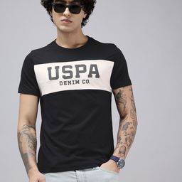 U.S. Polo Assn. Denim Co. Brand Logo Printed Pure Cotton Slim Fit T-shirt-picture-48