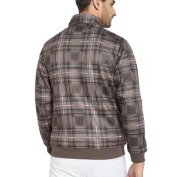 Octave Brown Regular Fit Checks Jacket image 2
