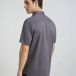 Colorplus Black Regular Fit Printed Shirt image 2