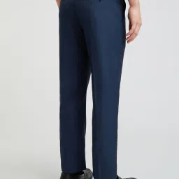 Park Avenue Blue Regular Fit Trousers image 2