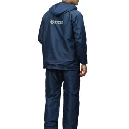 Citizen Blue Polyester Regular Fit Raincoat Set image 2