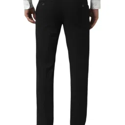 Van Heusen Black Slim Fit Trousers image 2