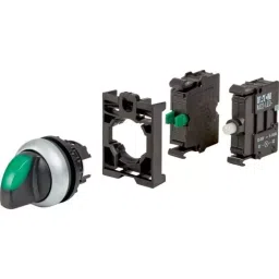 EATON Toggle Selector Switch Head - (1NO) 22.5 mm Cutout Diameter, Illuminated 2 Positions, 110924 M22-WRLK-G-K10LED-BVP-image-8