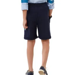 Under Fourteen Only Kids Navy Printed Shorts image 2