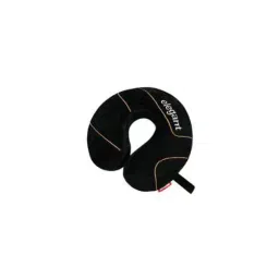 Elegant Fur 35x30x10cm Memory Foam Black Car Travel Pillow image 3