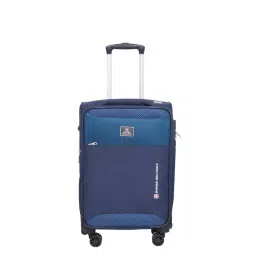 SWISS MILITARY Platinum Small 55 cm (20 inch) Navy Blue Trolley Bag-picture-43