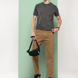 FEVER HUNT Solid Regular Fit T-shirt image 5