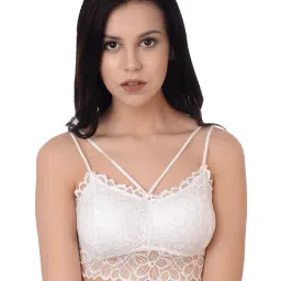 Da Intimo White Padded Non-Wired Bralette image 2