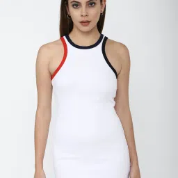 Forever 21 White Regular Fit Bodycon Dress image 1