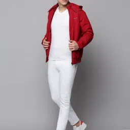 showoffff SHOW OFF Maroon Regular Fit Jacket image 5