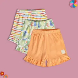 MINIKLUB Multi New Born And Baby Girls Shorts-image-23