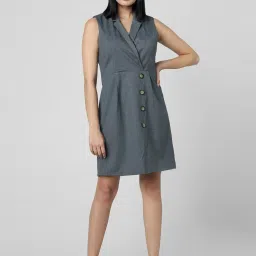 Vero Moda Medium Grey Melange Shift Dress image 1