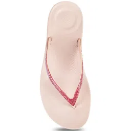 FitFlop Women's Maroon Flip Flops image 3