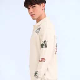 Flying Machine Men Printed Sweatshirt image 2