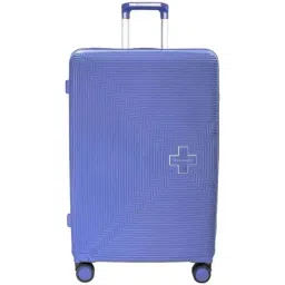 Swiss Military Blue 8 Wheels Small Hard Cabin Trolley Bag-picture-17