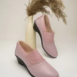 The White Pole Women's Pink Casual Pumps-picture-22