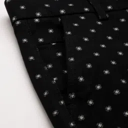 showoffff SHOW OFF Black Cotton Regular Fit Printed Shorts image 4