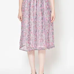 Scorpius Purple Floral Skirts-picture-38