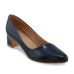 Iconics Women's Navy Casual Pumps image 2