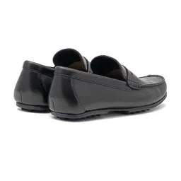 Ruosh Men's New Seti Black Loafers image 5