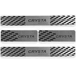 AllExtreme Car Door Foot Step Sill Plate Mirror Finish Silver Stainless Stee Compatible For Crysta (Set of 4)-picture-40