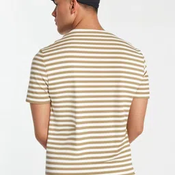 mack jonney VIMAL JONNEY Men Striped Pockets T-shirt image 4