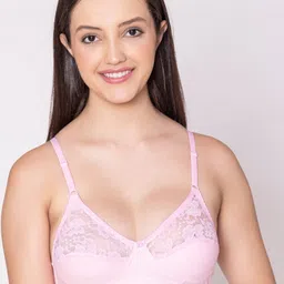 Bodycare Floral Non Padded Full Coverage Bra With All Day Comfort-image-0