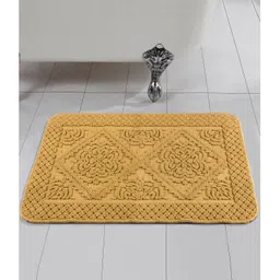 saral home Saralhome Kaku Cotton Antiskid Bathmat Gold. 45cm x 65cm-picture-43