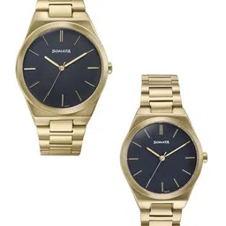Sonata Unisex Brass Dial & Stainless Steel Bracelet Style Straps Analogue Watch 7716987088YM01-image-38