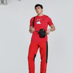 PUMA Motorsport Men Scuderia Ferrari Race Big Shield Cotton T-shirt image 2