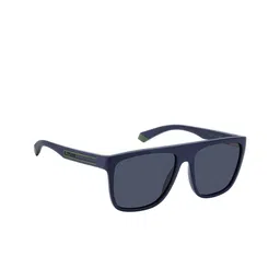 Polaroid Men UV Protected Lens Full Rim Rectangle Sunglasses-picture-33