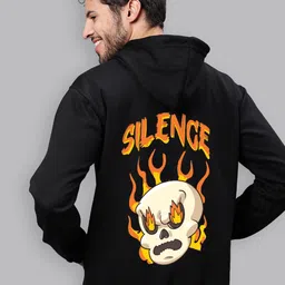 Mad Over Print Men Printed Hooded Sweatshirt image 3