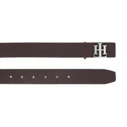 Tommy Hilfiger Fisher Brown Leather Reversible Belt for Men image 4