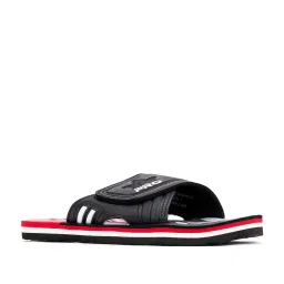 khadim Pro by Khadims Men's Black Slides image 2
