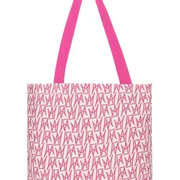 Accessorize London Pink Cotton Printed Tote Bag image 2