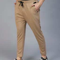 Rigo Beige Regular Fit Beige Joggers image 3