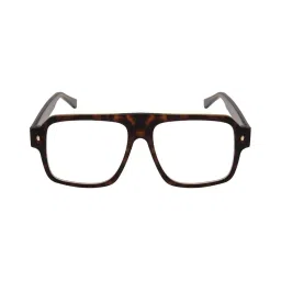 Ted Smith Brown Square Eyewear Frames for Men - FLYHIGH_C2 image 2