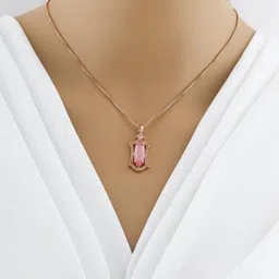 Laksh Enterprise Women Geometric Pendants with Chains-picture-19