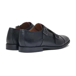 Ruosh Men's Colombo Black Monk Shoes image 5