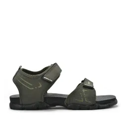 Woodland Men's Olive Floater Sandals image 2