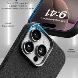 Gripp Heritage Xtreme Mag-Safe Case for Iphone 16 Pro (6.3") 2024 | 8Ft Drop-Tested - Black image 2